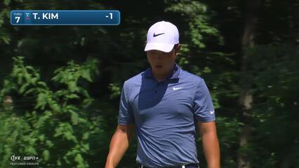 Tom Kim | Round 1 | 7th hole | Shot 3 | 2025 John Deere
