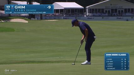 Doug Ghim | Round 1 | 17th hole | Shot 5 | 2025 John Deere