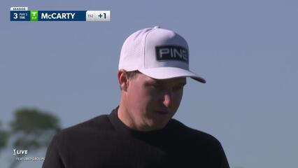 Matt McCarty | Round 1 | 3rd hole | Shot 3 | 2024 The RSM Classic