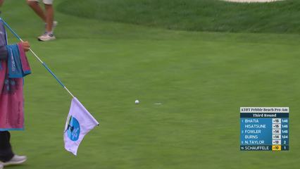 Xander Schauffele | Round 3 | 2nd hole | Shot 4 | 2026 AT&T Pebble Beach