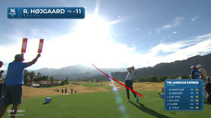 Rasmus Højgaard | Round 2 | 16th hole | Shot 1 | 2026 The American Express