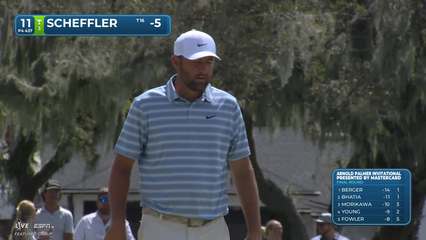 Scottie Scheffler | Round 4 | 11th hole | Shot 4 | 2026 Arnold Palmer