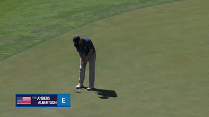 Anders Albertson | Round 4 | 17th hole | Shot 3 | 2025 Procore