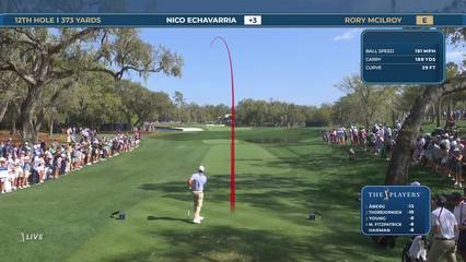 Rory McIlroy | Round 4 | 12th hole | Shot 1 | 2026 THE PLAYERS