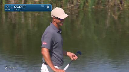 Adam Scott | Round 3 | 9th hole | Shot 4 | 2025 3M Open