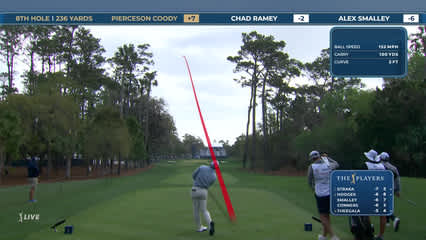 Pierceson Coody | Round 2 | 8th hole | Shot 1 | 2026 THE PLAYERS