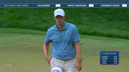 Davis Thompson | Round 1 | 10th hole | Shot 4 | 2026 THE PLAYERS