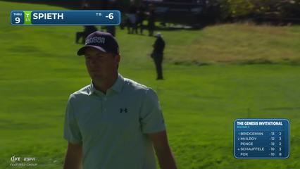 Jordan Spieth | Round 3 | 9th hole | Shot 4 | 2026 The Genesis