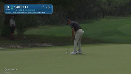 Jordan Spieth | Round 2 | 8th hole | Shot 5 | 2025 Valero