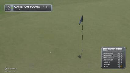 Cameron Young | Round 2 | 13th hole | Shot 3 | 2025 BMW Championship
