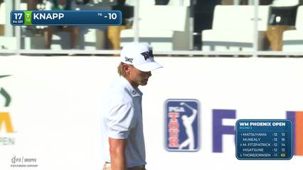 Jake Knapp | Round 3 | 17th hole | Shot 4 | 2026 WM Phoenix Open