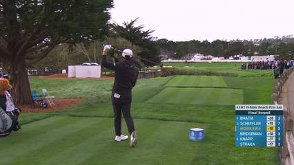 Collin Morikawa | Round 4 | 3rd hole | Shot 1 | 2026 AT&T Pebble Beach