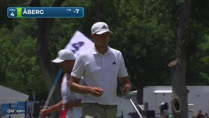 Ludvig Åberg | Round 3 | 4th hole | Shot 3 | 2026 Charles Schwab