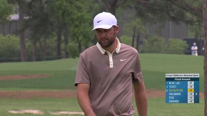 Scottie Scheffler | Round 4 | 1st hole | Shot 4 | 2025 Houston Open