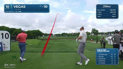 Jhonattan Vegas | Round 2 | 10th hole | Shot 1 | 2025 THE CJ CUP