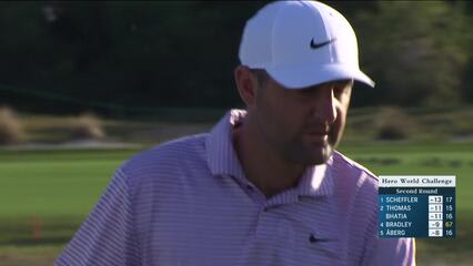 Scottie Scheffler | Round 2 | 18th hole | Shot 2 | 2024 Hero World Challenge