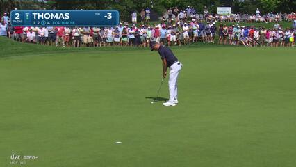 Justin Thomas | Round 2 | 2nd hole | Shot 3 | 2025 Travelers