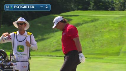 Aldrich Potgieter | Round 1 | 12th hole | Shot 2 | 2025 John Deere