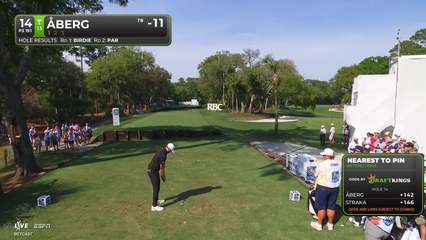 Ludvig Åberg | Round 3 | 14th hole | Shot 1 | 2026 RBC Heritage