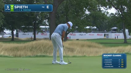 Jordan Spieth | Round 1 | 3rd hole | Shot 4 | 2026 Rocket Classic