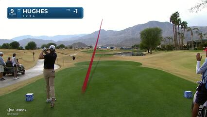 Mackenzie Hughes | Round 1 | 9th hole | Shot 1 | 2025 The American Express