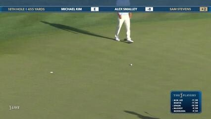 Sam Stevens | Round 2 | 18th hole | Shot 4 | 2025 THE PLAYERS