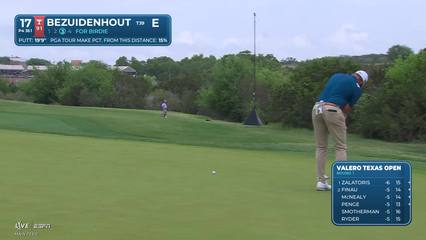 Christiaan Bezuidenhout | Round 1 | 17th hole | Shot 4 | 2026 Valero