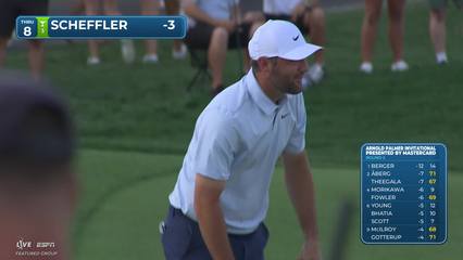 Scottie Scheffler | Round 2 | 8th hole | Shot 4 | 2026 Arnold Palmer