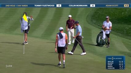 Adam Scott | Round 2 | 2nd hole | Shot 4 | 2025 THE PLAYERS