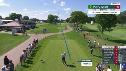 Aldrich Potgieter | Round 3 | 14th hole | Shot 1 | 2025 Rocket Classic