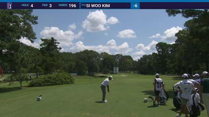 Si Woo Kim | Round 3 | 4th hole | Shot 1 | 2025 FedEx St. Jude