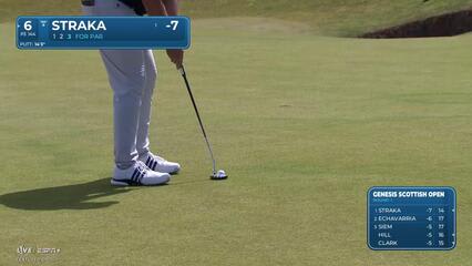 Sepp Straka | Round 1 | 6th hole | Shot 4 | 2025 Genesis Scottish Open