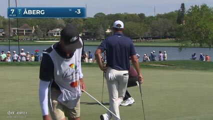 Ludvig Åberg | Round 3 | 7th hole | Shot 4 | 2025 Arnold Palmer Invitational