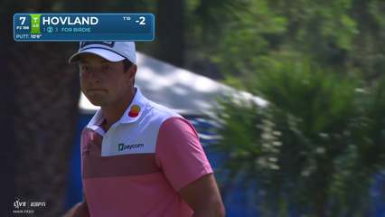 Viktor Hovland | Round 1 | 7th hole | Shot 2 | 2026 RBC Heritage