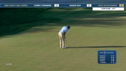 Nico Echavarria | Round 1 | 2nd hole | Shot 5 | 2026 THE PLAYERS