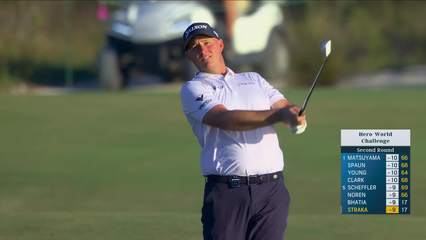 Sepp Straka | Round 2 | 18th hole | Shot 2 | 2025 Hero World Challenge