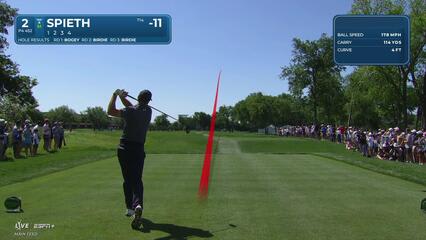 Jordan Spieth | Round 4 | 2nd hole | Shot 1 | 2025 THE CJ CUP