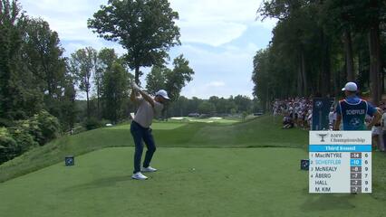 Scottie Scheffler | Round 3 | 7th hole | Shot 1 | 2025 BMW Championship