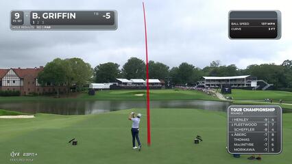 Ben Griffin | Round 2 | 9th hole | Shot 1 | 2025 TOUR Championship