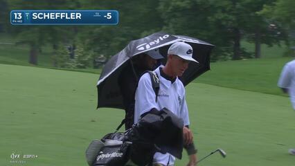 Scottie Scheffler | Round 2 | 13th hole | Shot 2 | 2025 the Memorial