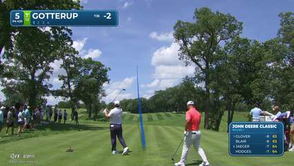 Chris Gotterup | Round 1 | 5th hole | Shot 1 | 2026 John Deere