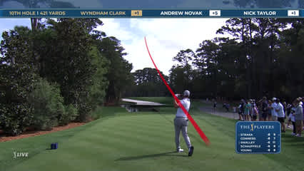 Wyndham Clark | Round 2 | 10th hole | Shot 1 | 2026 THE PLAYERS