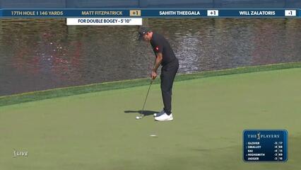 Matt Fitzpatrick | Round 1 | 17th hole | Shot 6 | 2025 THE PLAYERS