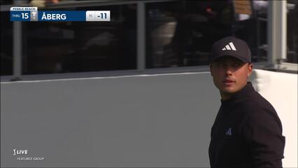 Ludvig Åberg | 2024 AT&T Pebble Beach | Round 2 | 15th hole | Shot 4