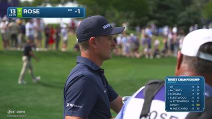 Justin Rose | Round 2 | 13th hole | Shot 1 | 2026 Truist Championship