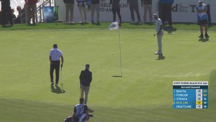 Min Woo Lee | Round 2 | 6th hole | Shot 3 | 2026 AT&T Pebble Beach