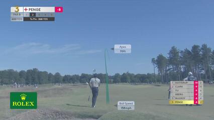 Marco Penge | Round 3 | 3rd hole | Shot 2 | 2025 Genesis Scottish Open