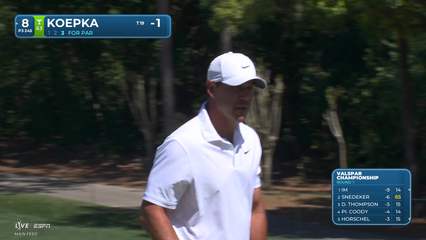 Brooks Koepka | Round 1 | 8th hole | Shot 3 | 2026 Valspar