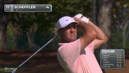 Scottie Scheffler | Round 1 | 17th hole | Shot 2 | 2025 FedEx St. Jude