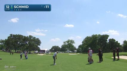 Matti Schmid | Round 4 | 12th hole | Shot 2 | 2025 Charles Schwab